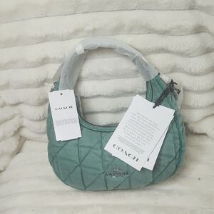 Coach Green Quilted Women's Bag/ Crossbody Nwt 2025